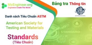 Danh sách tiêu chuẩn ASTM