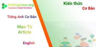 Mạo từ Article trong tiếng Anh Là Gì