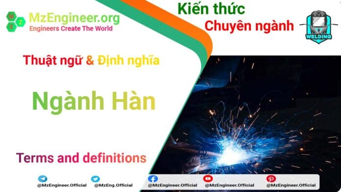 Thuật ngữ và định nghĩa ngành hàn - Terms and Definitions of Welding Thuật ngữ và định nghĩa ngành hàn Terms and Definitions of Welding